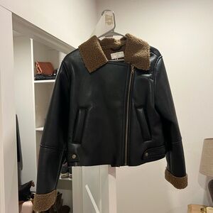 Never Worn Z Supply Black and Brown Ace Jacket